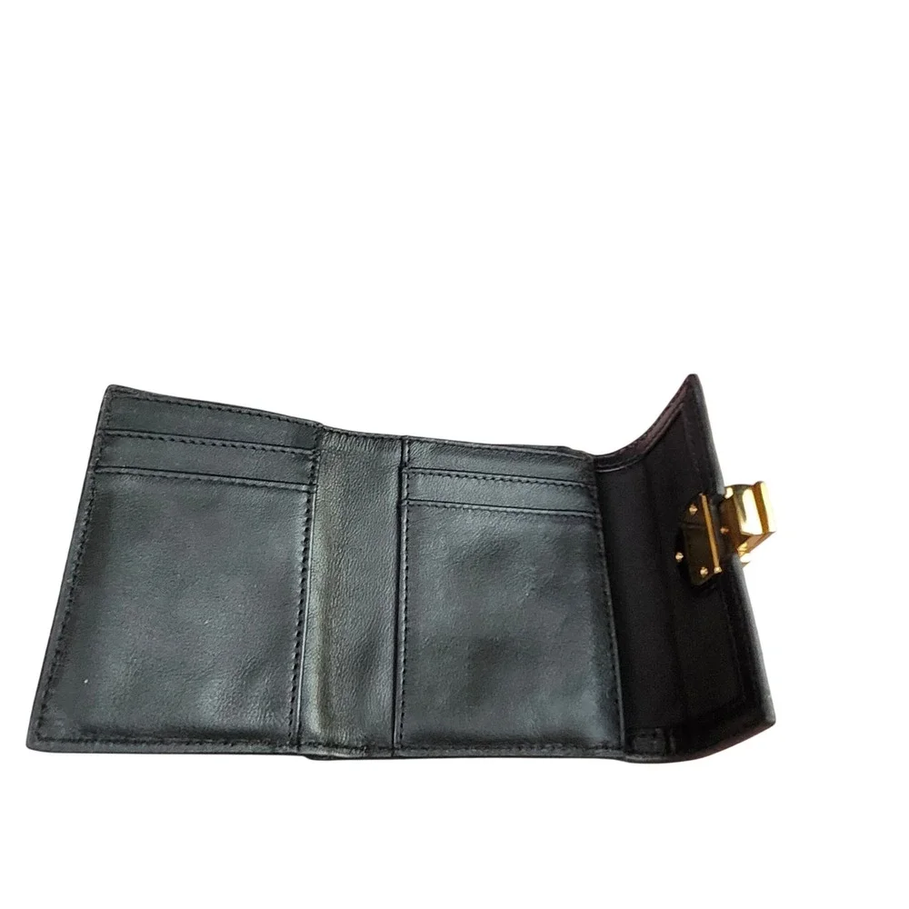 Fossil black leather